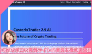 Castorixに登録して実態を調査！<b><span class="sc_marker">その結果…巧妙な手口の悪質サイトと判明！？</span></b>